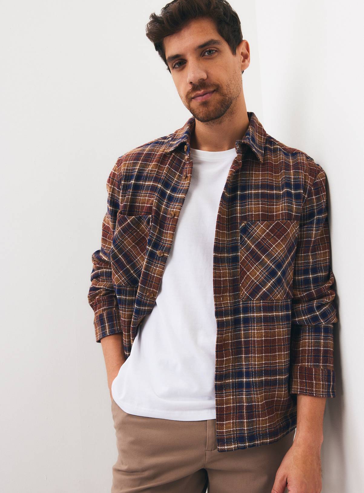 Multi Check Overshirt M - Image 1